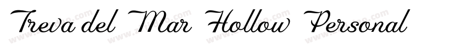 Treva del Mar Hollow Personal Use Only字体转换